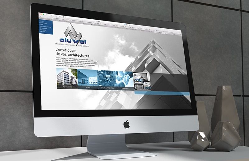 Creation Site Web Angers Aluval Dlinteractive